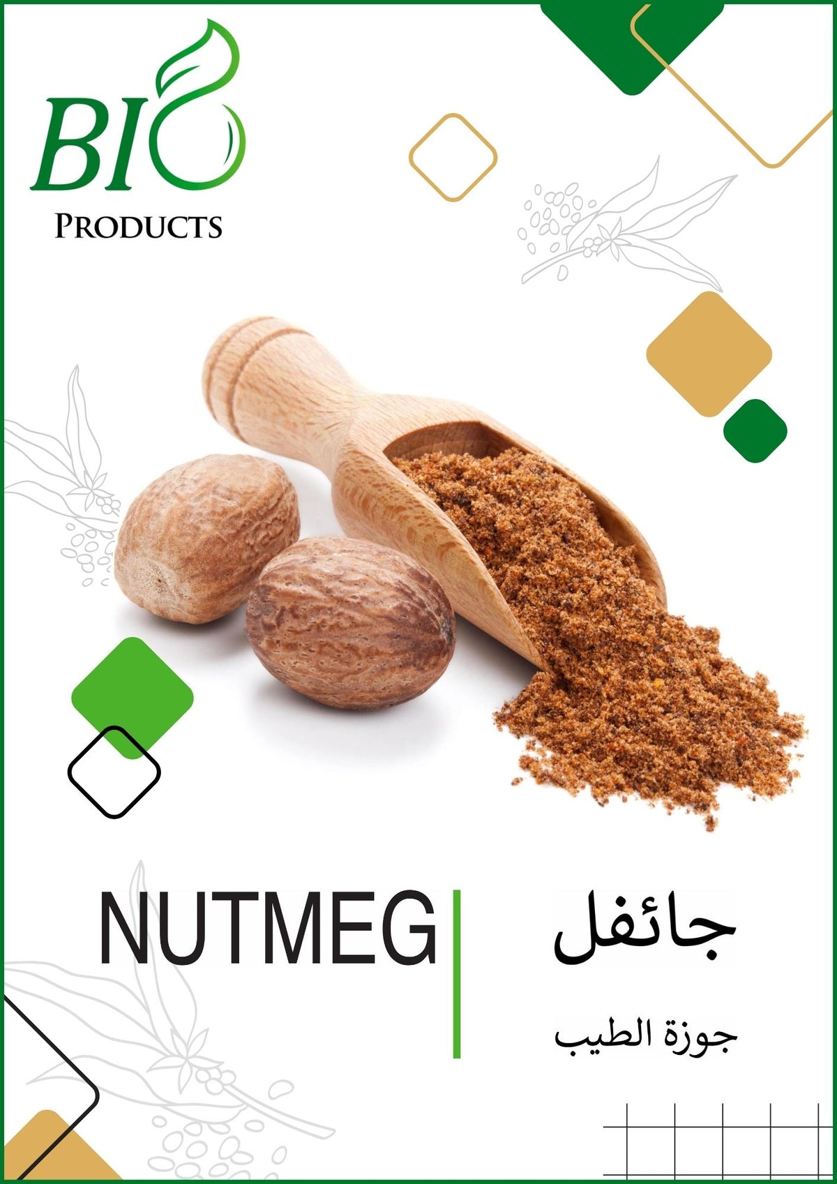 Whole nutmeg (Jaifal) – Premium aromatic spice for cooking and baking