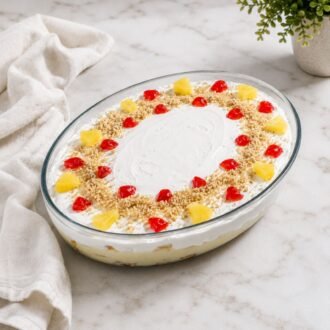 Layered Pineapple Cream Dessert